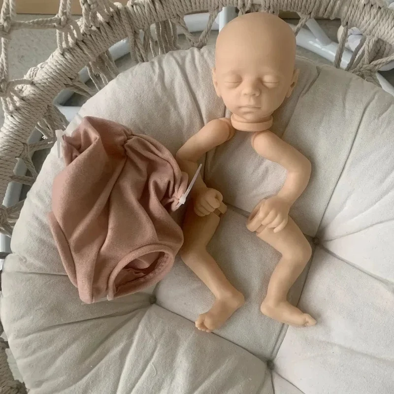 15 zoll Bebe Reborn Kit Segen Schlafen Neugeborenen Baby DIY Unlackiert Reborn Blank Puppe Teile Muñecas Kit Reborn кукла реборн