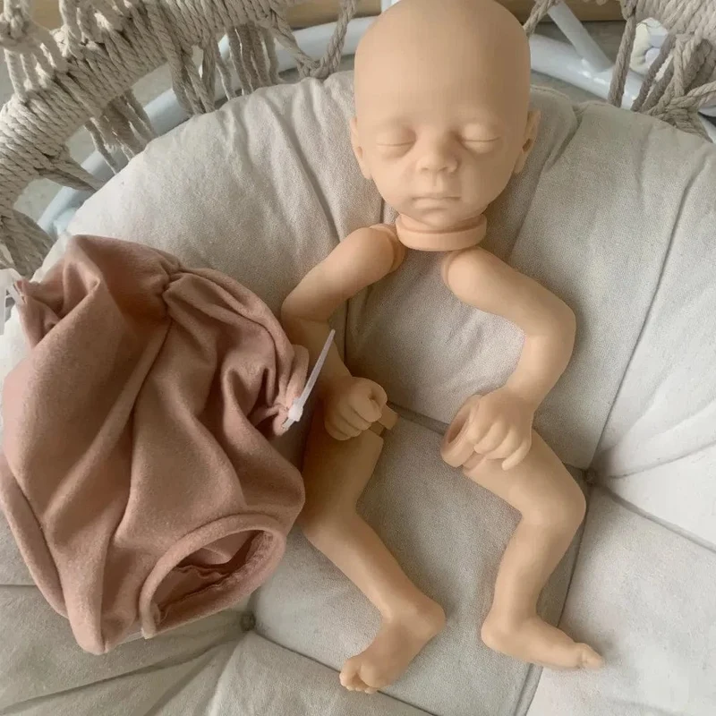 15 zoll Bebe Reborn Kit Segen Schlafen Neugeborenen Baby DIY Unlackiert Reborn Blank Puppe Teile Muñecas Kit Reborn кукла реборн