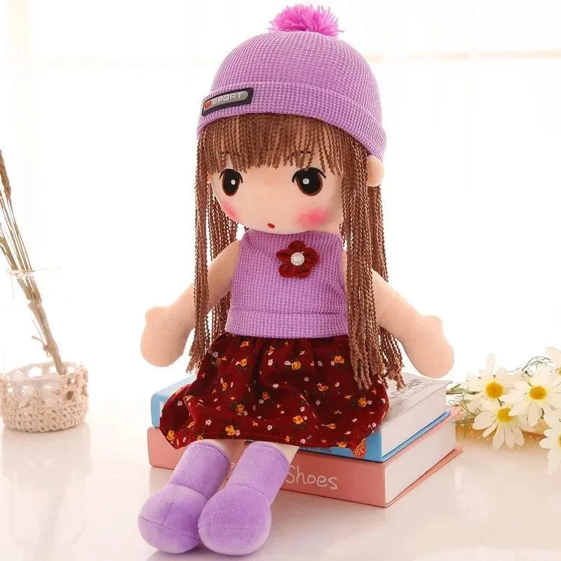 45 cm großes Plüschtier, ideales Geburtstagsgeschenk für Mädchen und Kinder, süße Stoffpuppe für Hochzeiten, niedliches Stofftier für Mädchen und Jungen