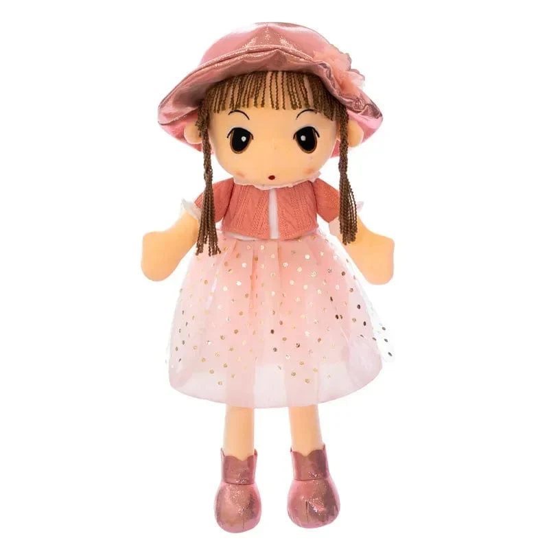 45 cm großes Plüschtier, ideales Geburtstagsgeschenk für Mädchen und Kinder, süße Stoffpuppe für Hochzeiten, niedliches Stofftier für Mädchen und Jungen