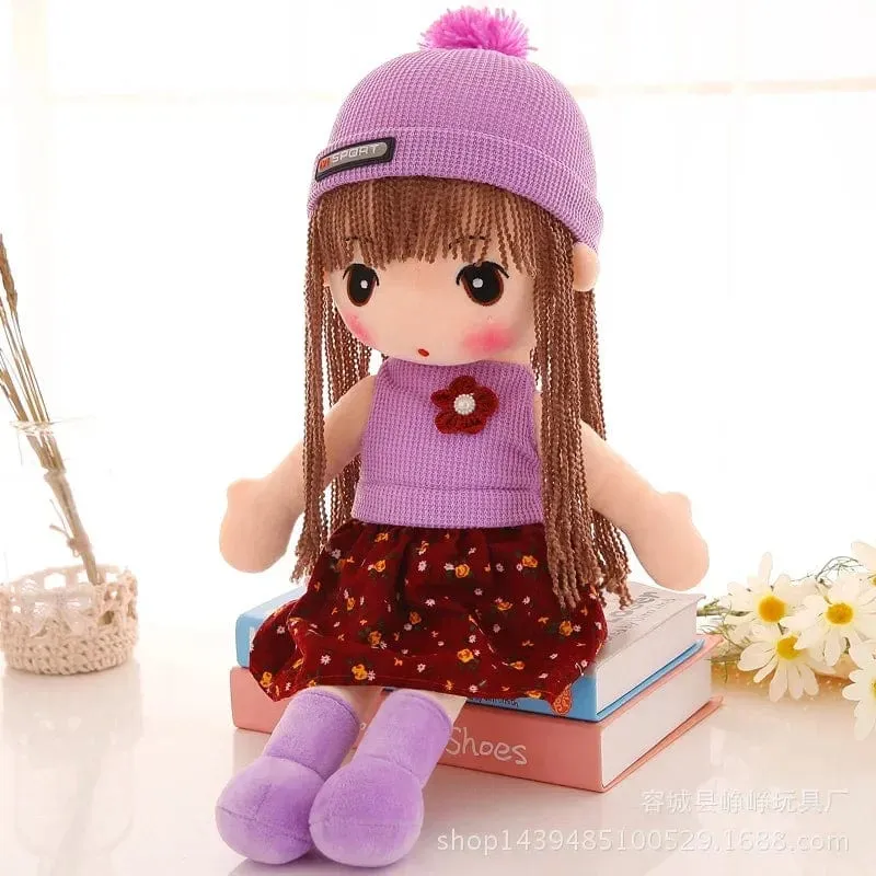 45 cm großes Plüschtier, ideales Geburtstagsgeschenk für Mädchen und Kinder, süße Stoffpuppe für Hochzeiten, niedliches Stofftier für Mädchen und Jungen