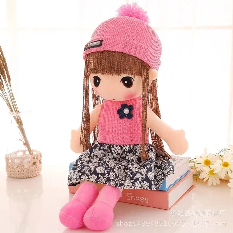 45 cm großes Plüschtier, ideales Geburtstagsgeschenk für Mädchen und Kinder, süße Stoffpuppe für Hochzeiten, niedliches Stofftier für Mädchen und Jungen