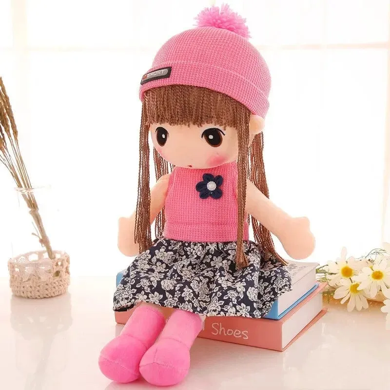 45 cm großes Plüschtier, ideales Geburtstagsgeschenk für Mädchen und Kinder, süße Stoffpuppe für Hochzeiten, niedliches Stofftier für Mädchen und Jungen