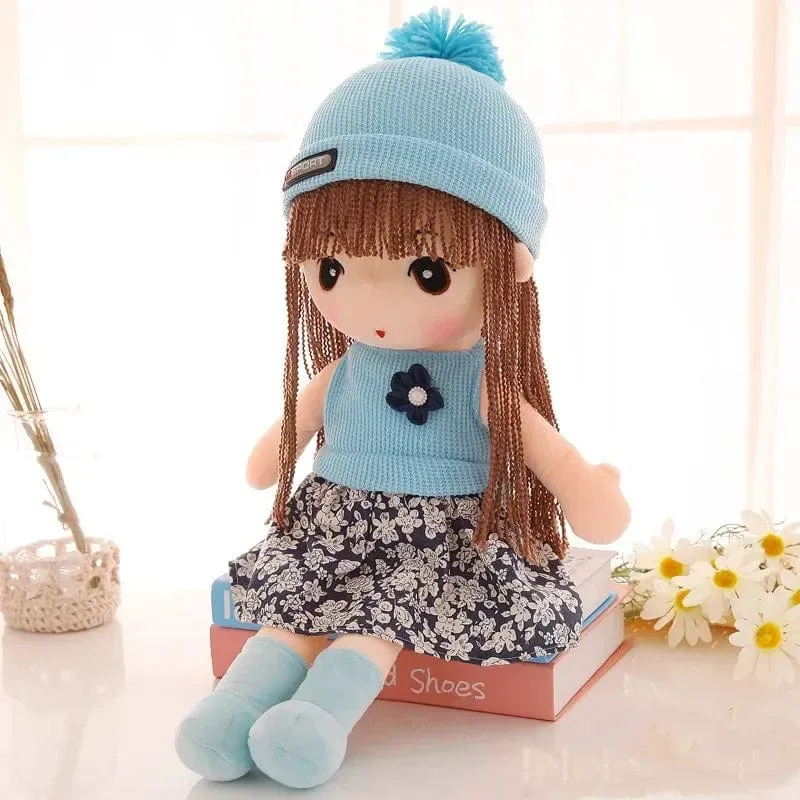 45 cm großes Plüschtier, ideales Geburtstagsgeschenk für Mädchen und Kinder, süße Stoffpuppe für Hochzeiten, niedliches Stofftier für Mädchen und Jungen