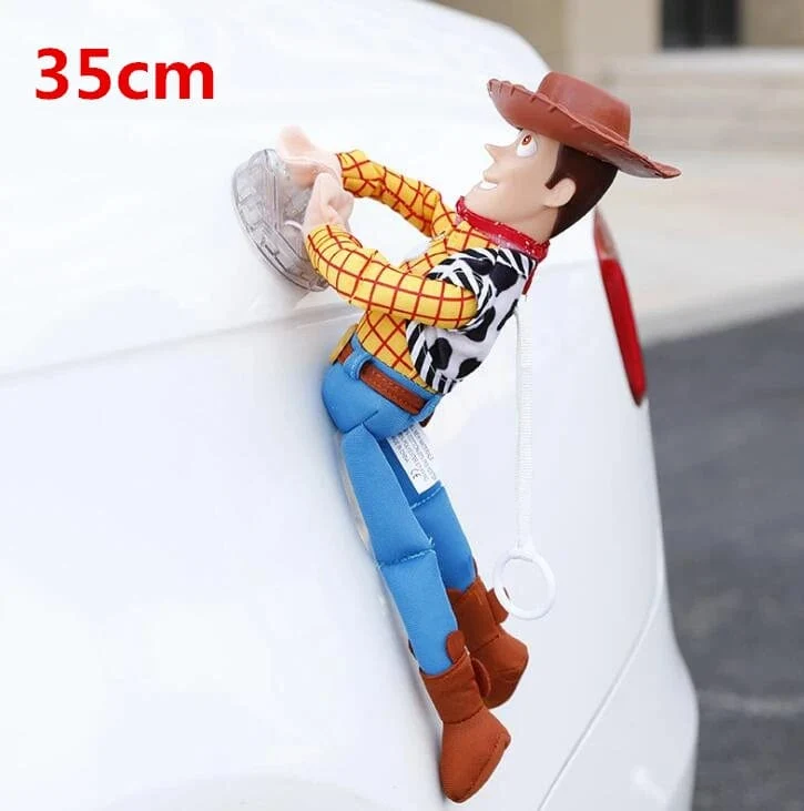 Heißer Toy Story Sherif Woody Buzz Lightyear Auto Puppen Plüsch Spielzeug Außerhalb Hängen Spielzeug Nette Auto Zubehör Auto Dekoration 25/35/45 CM