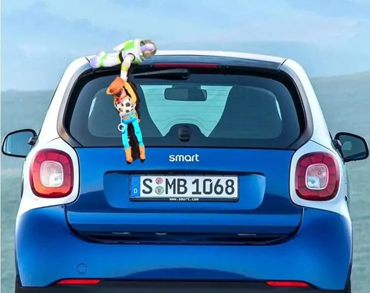 Heißer Toy Story Sherif Woody Buzz Lightyear Auto Puppen Plüsch Spielzeug Außerhalb Hängen Spielzeug Nette Auto Zubehör Auto Dekoration 25/35/45 CM