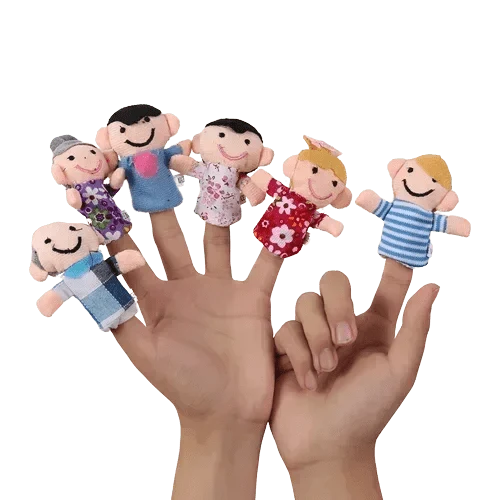 1/5/10 stücke Cartoon Biologische Tier Fingerpuppe Storytelling Handpuppe Plüsch Spielzeug Baby Favor Puppen Lustige Kinder Weihnachten Geschenk