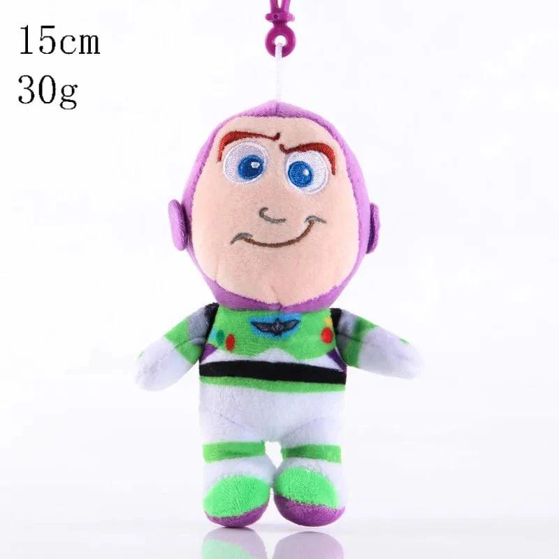 Disney Toy Story 4 Woody Jessie Buzz Lightyear Plüschtier Cartoon Anime Gefüllte Woody Puppen Schlüsselbund Tasche Anhänger Kinder Weihnachtsgeschenke