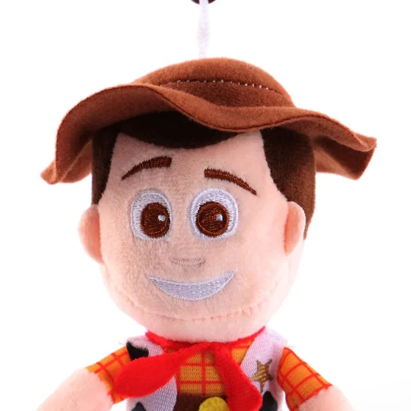 Disney Toy Story 4 Woody Jessie Buzz Lightyear Plüschtier Cartoon Anime Gefüllte Woody Puppen Schlüsselbund Tasche Anhänger Kinder Weihnachtsgeschenke