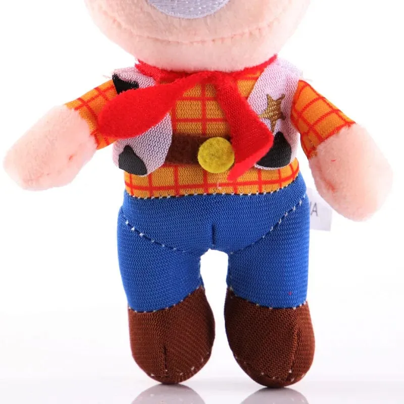 Disney Toy Story 4 Woody Jessie Buzz Lightyear Plüschtier Cartoon Anime Gefüllte Woody Puppen Schlüsselbund Tasche Anhänger Kinder Weihnachtsgeschenke