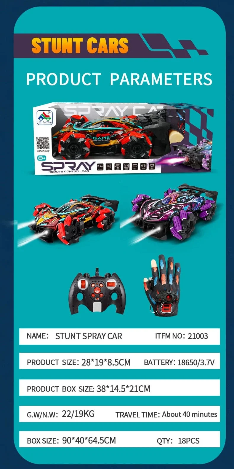 WLtoys F1 RC Drift-Auto mit Musik, LED-Leuchten, 2.4 G Handschuhgeste, Funkfernbedienung, Spray-Stunt-Autos, 4WD, elektrisches Kinderspielzeug