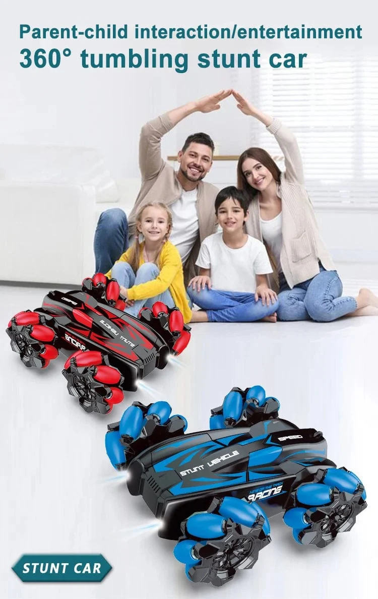 WLtoys F1 RC Drift-Auto mit Musik, LED-Leuchten, 2.4 G Handschuhgeste, Funkfernbedienung, Spray-Stunt-Autos, 4WD, elektrisches Kinderspielzeug