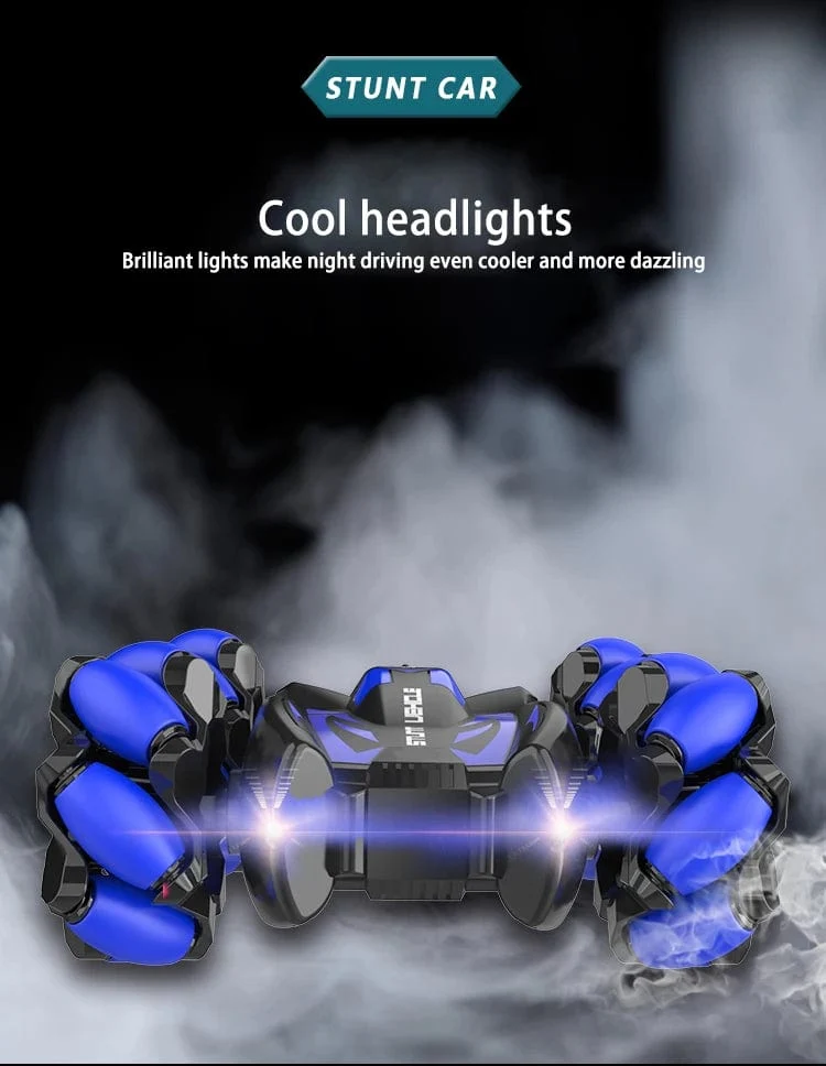 WLtoys F1 RC Drift-Auto mit Musik, LED-Leuchten, 2.4 G Handschuhgeste, Funkfernbedienung, Spray-Stunt-Autos, 4WD, elektrisches Kinderspielzeug