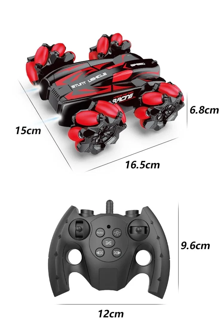 WLtoys F1 RC Drift-Auto mit Musik, LED-Leuchten, 2.4 G Handschuhgeste, Funkfernbedienung, Spray-Stunt-Autos, 4WD, elektrisches Kinderspielzeug