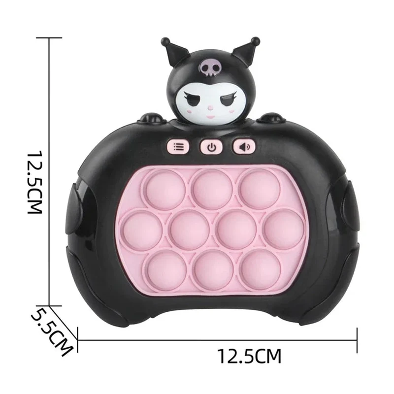 Lilo & Stitch Quick Push Game Pop Up Fidget Bubble Elektronisches Pop it Pro Spiel Licht Antistress Spielzeug für Erwachsene Kinder Geschenk mit Box