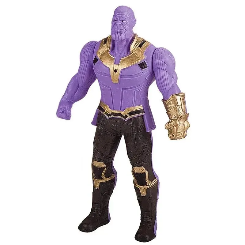 17 cm Kinderspielzeug Marvel Anime Figuren Spiderman Hulk Actionfigur Iron Man Cartoon Kinderspielzeug Weihnachtsgeschenk Glow Doll Hobbys