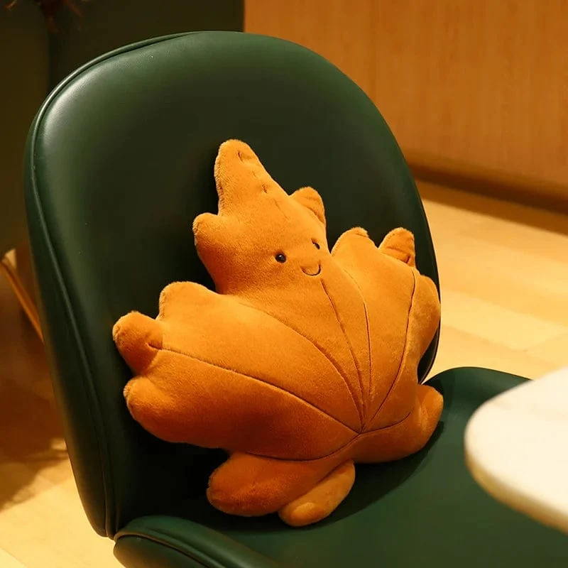 Kawaii Plüsch Blätter Kissen Kissen Spielzeug Weiche Ahorn Blatt Ginkgo Pflanze Volle Stofftiere Zimmer Weihnachten Urlaub Party Decor Geschenk