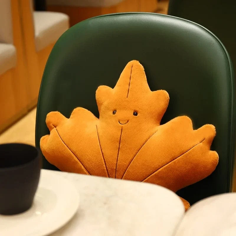 Kawaii Plüsch Blätter Kissen Kissen Spielzeug Weiche Ahorn Blatt Ginkgo Pflanze Volle Stofftiere Zimmer Weihnachten Urlaub Party Decor Geschenk