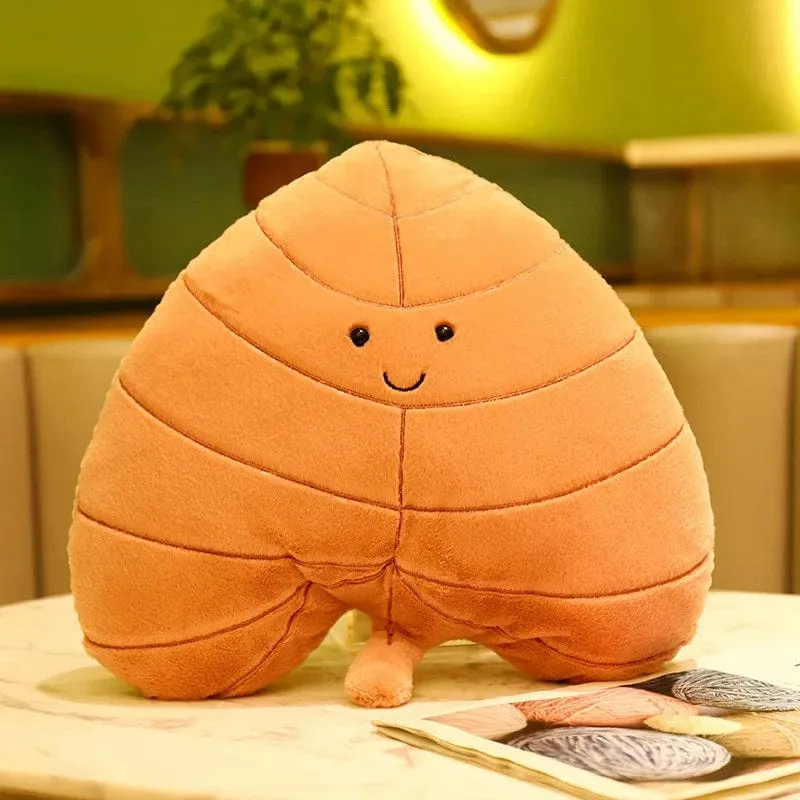 Kawaii Plüsch Blätter Kissen Kissen Spielzeug Weiche Ahorn Blatt Ginkgo Pflanze Volle Stofftiere Zimmer Weihnachten Urlaub Party Decor Geschenk