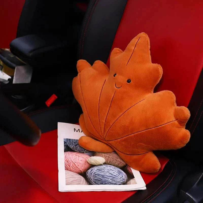 Kawaii Plüsch Blätter Kissen Kissen Spielzeug Weiche Ahorn Blatt Ginkgo Pflanze Volle Stofftiere Zimmer Weihnachten Urlaub Party Decor Geschenk
