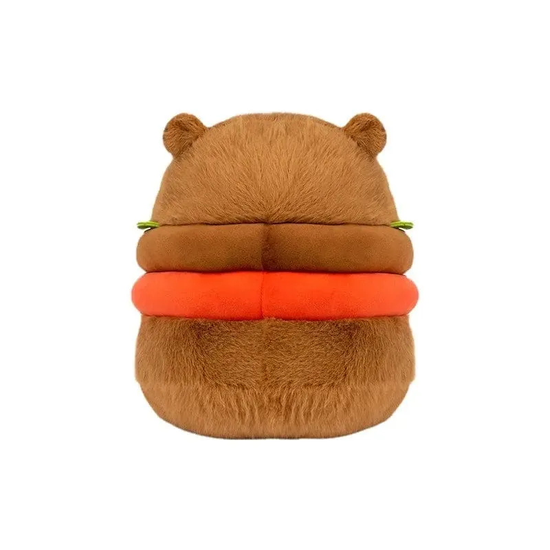Hamburg Capybara Plüschtier Fluffty Kawaii Plushie Puppe Simulation Capybara Anime Niedliche Kuscheltiere Weiches Plüsch Geschenk Kinderspielzeug