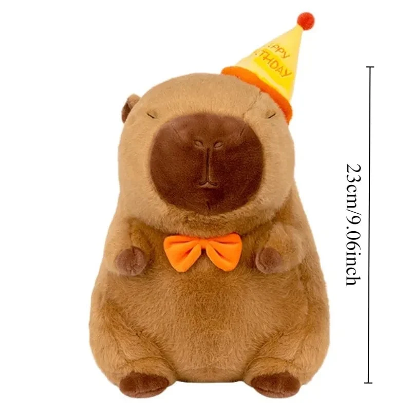 Hamburg Capybara Plüschtier Fluffty Kawaii Plushie Puppe Simulation Capybara Anime Niedliche Kuscheltiere Weiches Plüsch Geschenk Kinderspielzeug