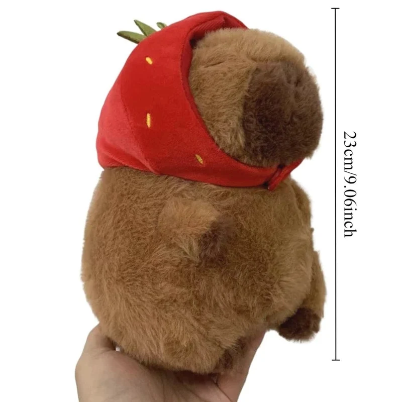 Hamburg Capybara Plüschtier Fluffty Kawaii Plushie Puppe Simulation Capybara Anime Niedliche Kuscheltiere Weiches Plüsch Geschenk Kinderspielzeug