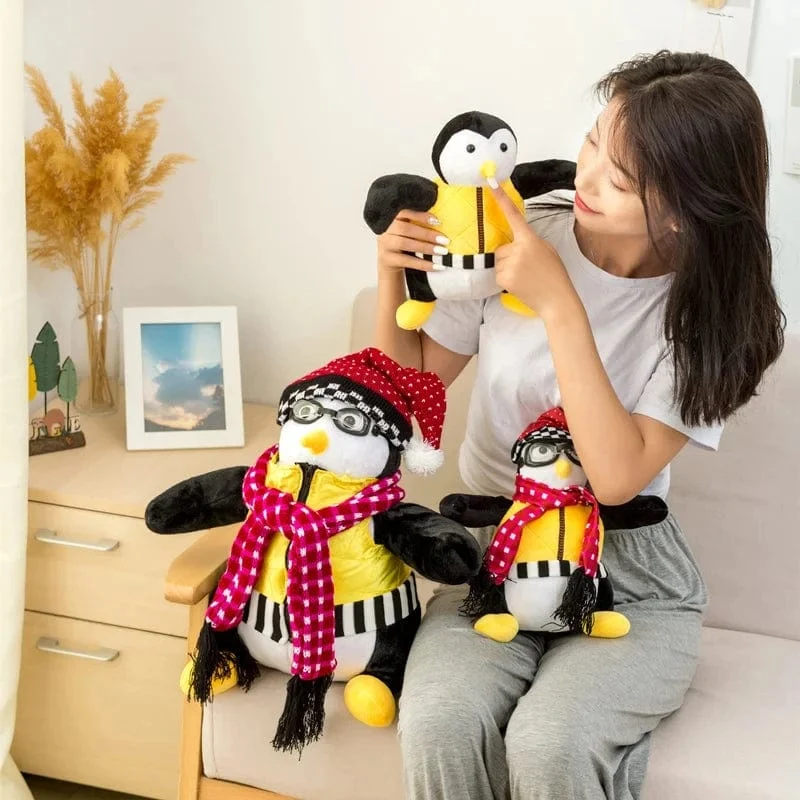 2 Größen Friends Joeys Freund Hugsy Plüschtiere Niedlicher Pinguin Rachel Ausgestopfte Puppen Spielzeug für Kinder Kinder Geburtstag Weihnachtsgeschenk