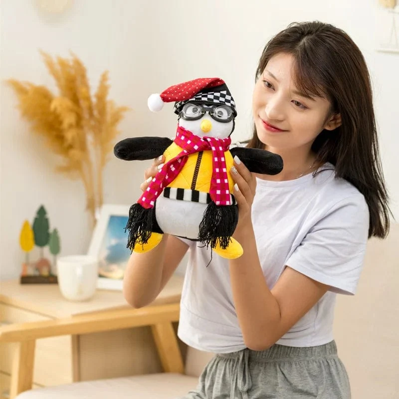 2 Größen Friends Joeys Freund Hugsy Plüschtiere Niedlicher Pinguin Rachel Ausgestopfte Puppen Spielzeug für Kinder Kinder Geburtstag Weihnachtsgeschenk