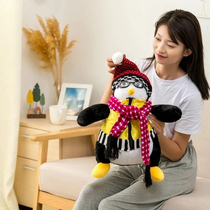 2 Größen Friends Joeys Freund Hugsy Plüschtiere Niedlicher Pinguin Rachel Ausgestopfte Puppen Spielzeug für Kinder Kinder Geburtstag Weihnachtsgeschenk