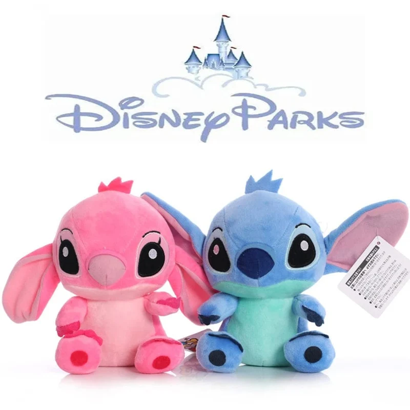 Heißer Disney Cartoon Blau Rosa Stitch Plüsch Puppen Anime Spielzeug Lilo und Stitch Stich Plüsch Stofftiere Weihnachtsgeschenke für Kinder