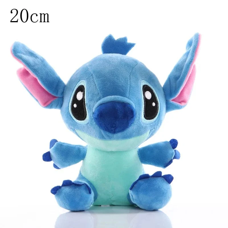 Heißer Disney Cartoon Blau Rosa Stitch Plüsch Puppen Anime Spielzeug Lilo und Stitch Stich Plüsch Stofftiere Weihnachtsgeschenke für Kinder