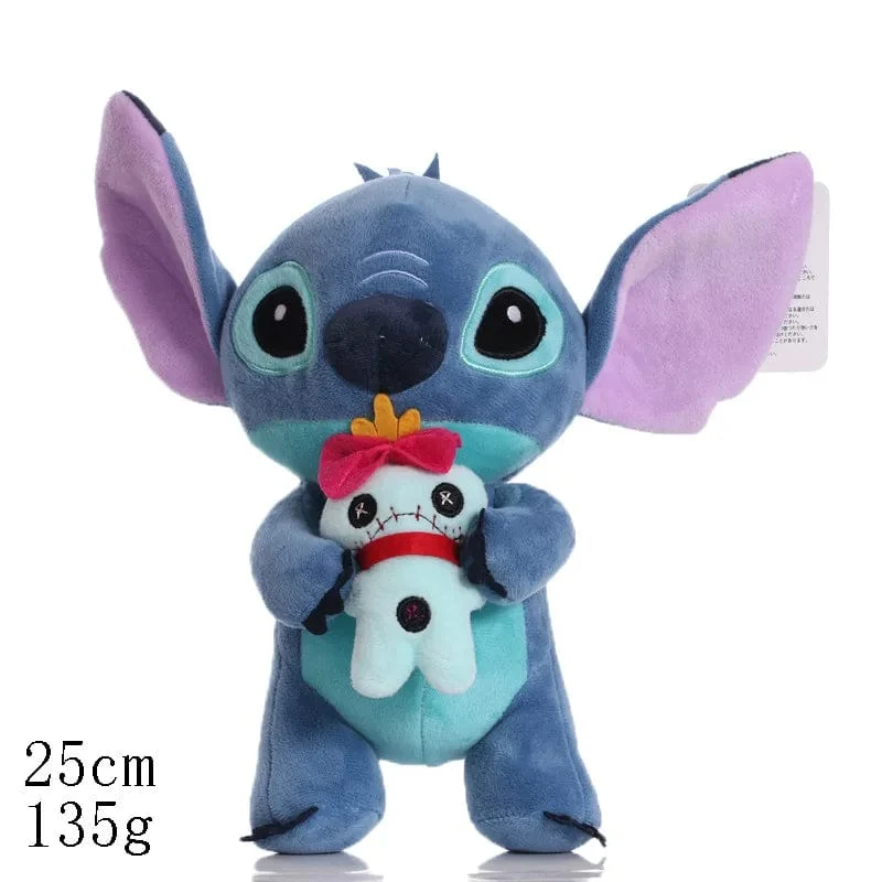Heißer Disney Cartoon Blau Rosa Stitch Plüsch Puppen Anime Spielzeug Lilo und Stitch Stich Plüsch Stofftiere Weihnachtsgeschenke für Kinder