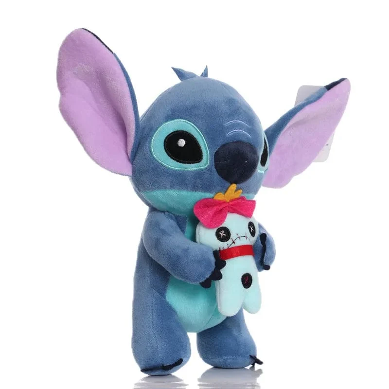 Heißer Disney Cartoon Blau Rosa Stitch Plüsch Puppen Anime Spielzeug Lilo und Stitch Stich Plüsch Stofftiere Weihnachtsgeschenke für Kinder