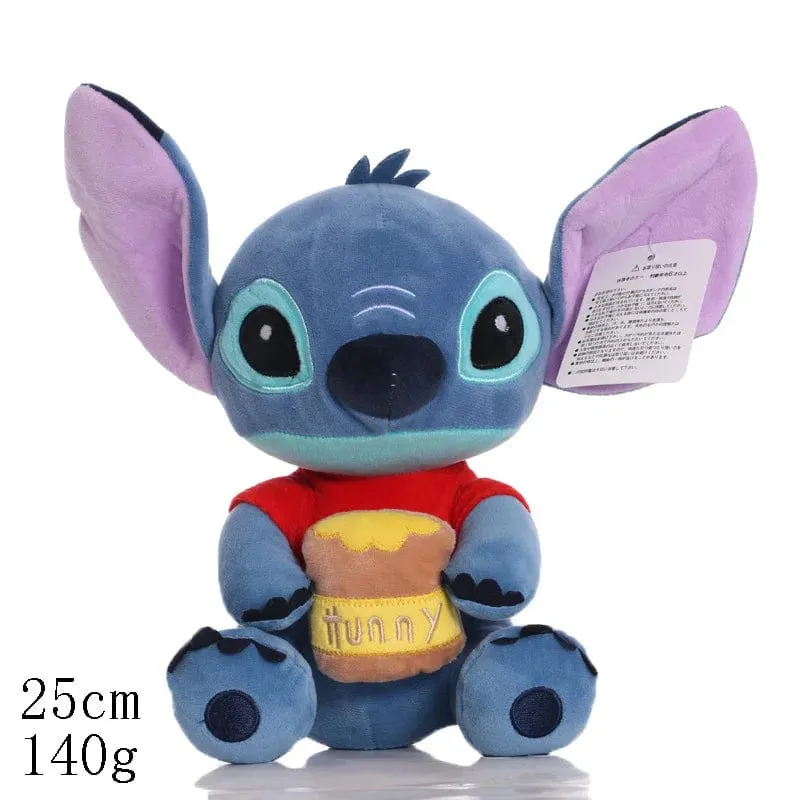Heißer Disney Cartoon Blau Rosa Stitch Plüsch Puppen Anime Spielzeug Lilo und Stitch Stich Plüsch Stofftiere Weihnachtsgeschenke für Kinder