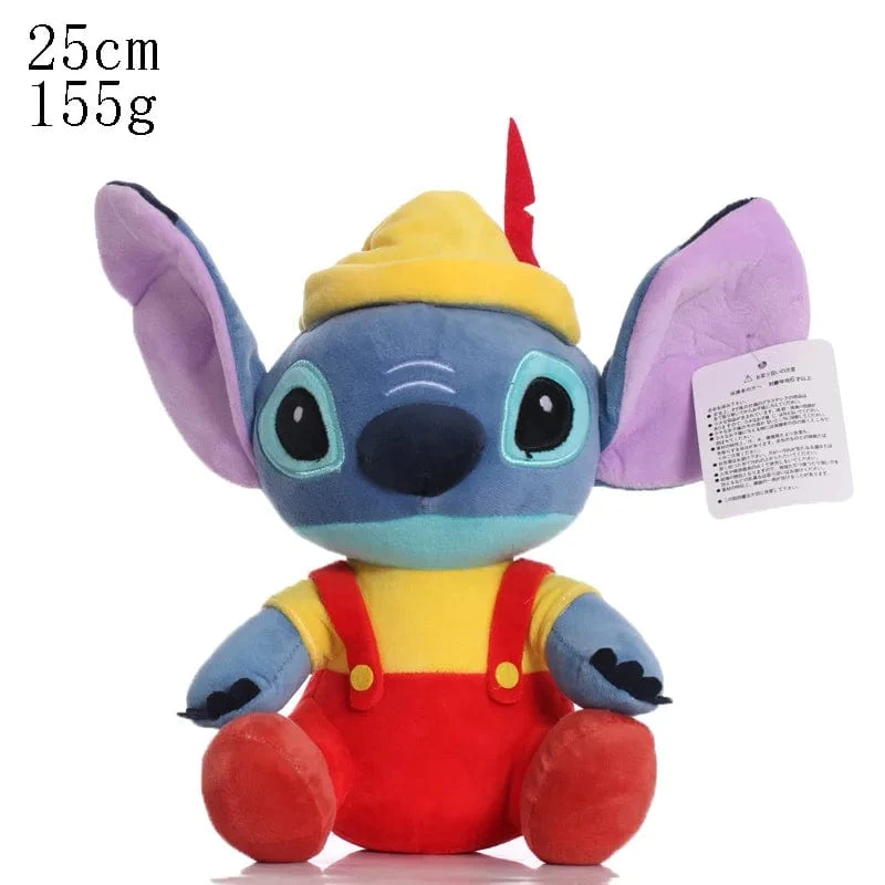 Heißer Disney Cartoon Blau Rosa Stitch Plüsch Puppen Anime Spielzeug Lilo und Stitch Stich Plüsch Stofftiere Weihnachtsgeschenke für Kinder