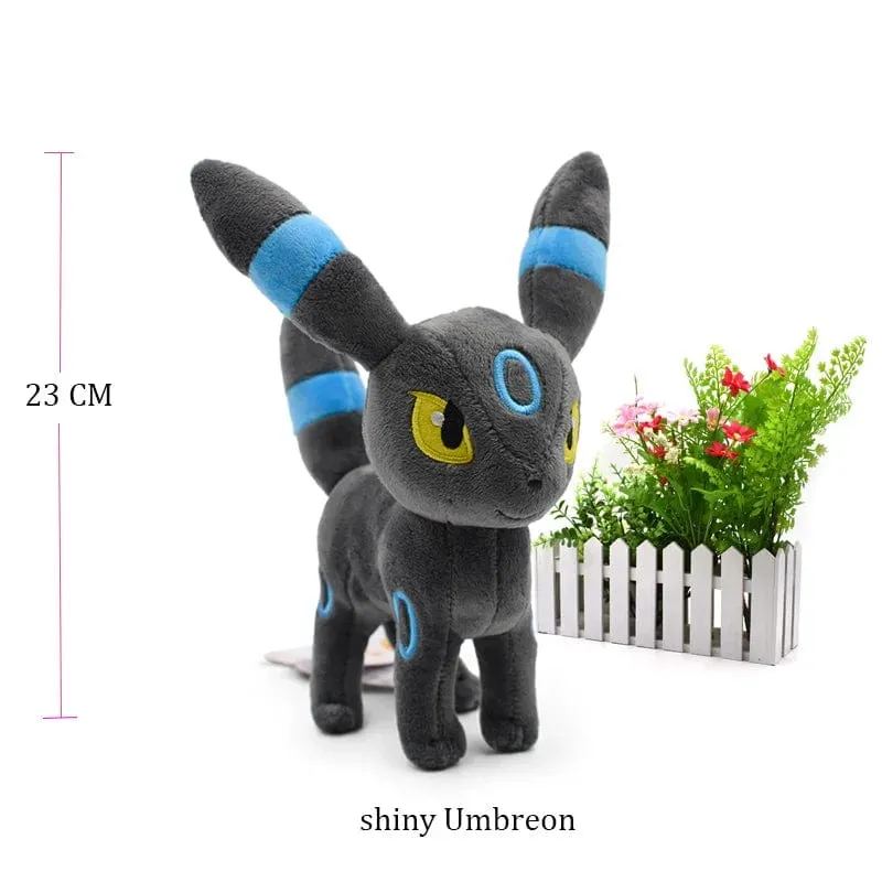 14 Stil Stehendes Eevee Plüschtier Pokemon Shiny Umbreon Vaporeon Jolteon Flareon Espeon Leafeon Gefüllte Puppe Peluche Geschenk