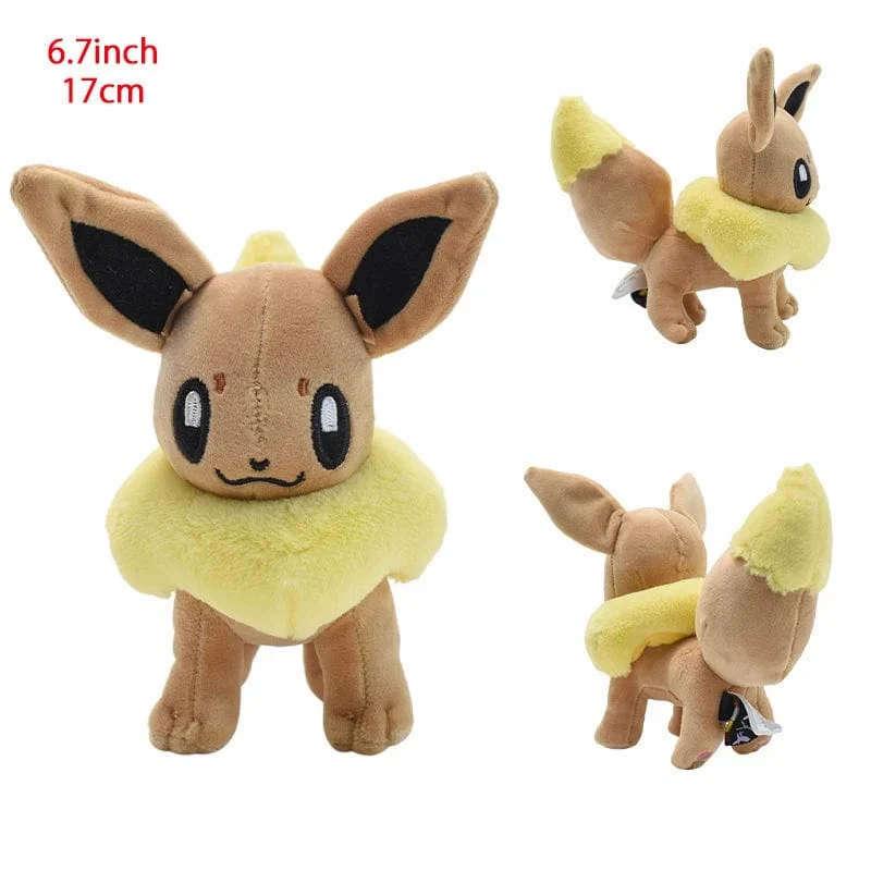 14 Stil Stehendes Eevee Plüschtier Pokemon Shiny Umbreon Vaporeon Jolteon Flareon Espeon Leafeon Gefüllte Puppe Peluche Geschenk