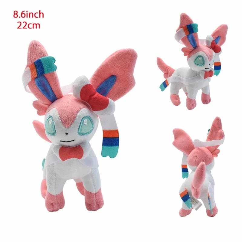 14 Stil Stehendes Eevee Plüschtier Pokemon Shiny Umbreon Vaporeon Jolteon Flareon Espeon Leafeon Gefüllte Puppe Peluche Geschenk