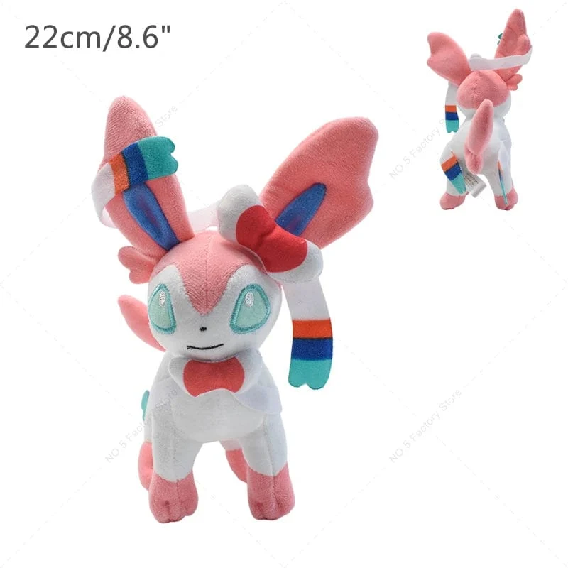14 Stil Stehendes Eevee Plüschtier Pokemon Shiny Umbreon Vaporeon Jolteon Flareon Espeon Leafeon Gefüllte Puppe Peluche Geschenk