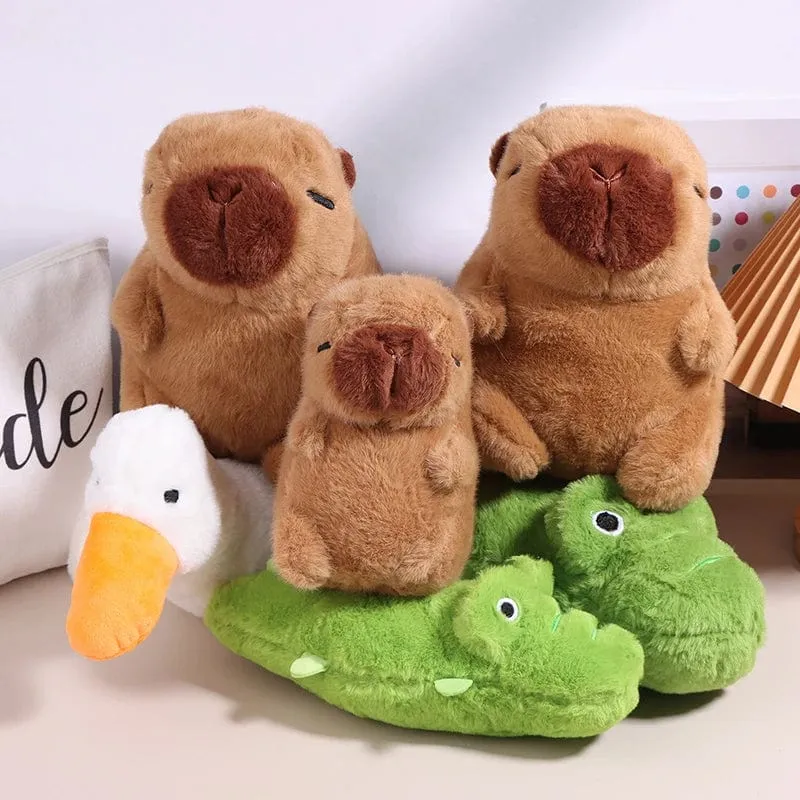 Capybara Plüschtier, süßes Capybara, gefülltes Plüschtier, Tiere, Anhänger, Capybara-Kissen