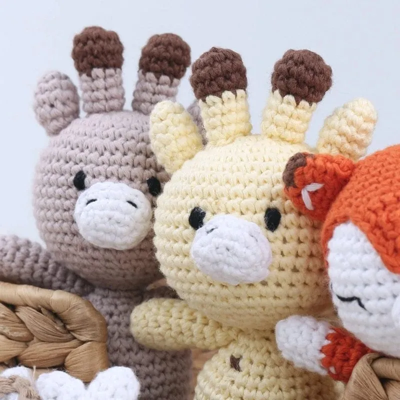 Schönes gehäkeltes Stofftier Spielzeug Handgemachtes Geschenk Couch Desktop Dekoration Cartoon Baby Shower Geschenk Gehäkeltes Spielzeug Dropshipping