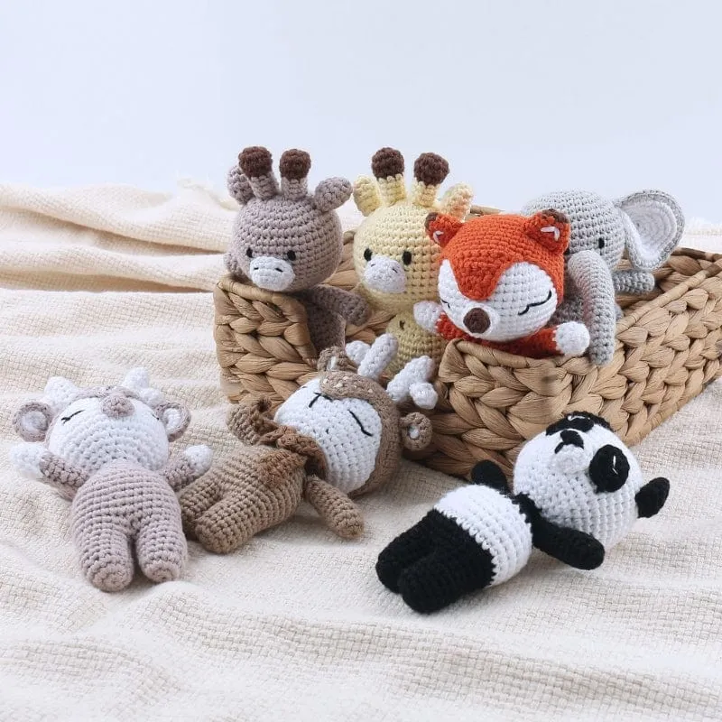 Schönes gehäkeltes Stofftier Spielzeug Handgemachtes Geschenk Couch Desktop Dekoration Cartoon Baby Shower Geschenk Gehäkeltes Spielzeug Dropshipping