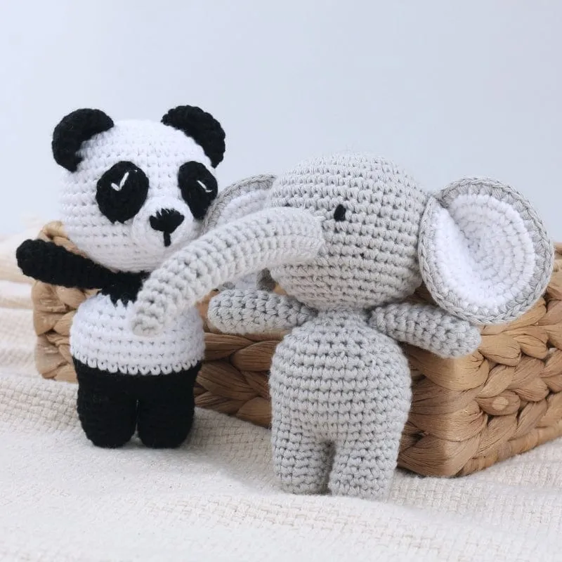 Schönes gehäkeltes Stofftier Spielzeug Handgemachtes Geschenk Couch Desktop Dekoration Cartoon Baby Shower Geschenk Gehäkeltes Spielzeug Dropshipping