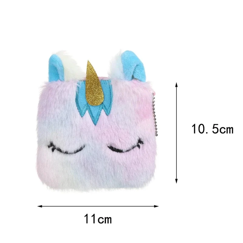 Kinder-Bauchtasche, süßes Einhorn-Plüschtier, Gürtel, Farbverlauf, Brusttasche, Cartoon-Münzengeldbörse, Reise-Brusttasche, Mädchen-Hüfttasche