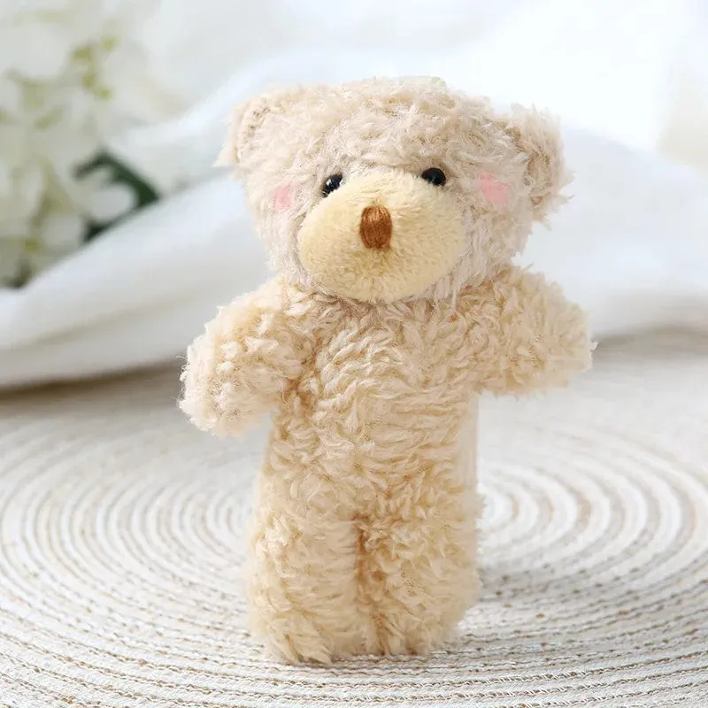 12cm Nette Erröten Teddybär Plüsch Spielzeug Cartoon Kaninchen Bunny Tier Plüsch Puppen Keychain Anhänger Mädchen Kleines Geschenk Großhandel