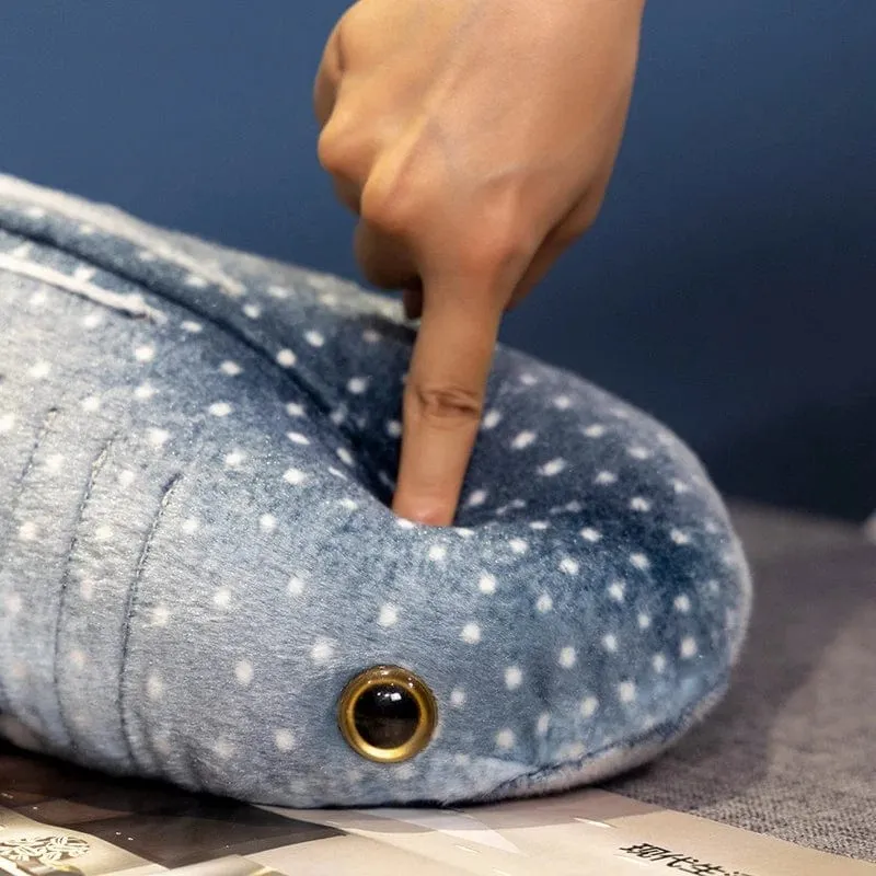 Lebensechte Blauwal Plüsch Spielzeug Blau Meer Tiere Gefüllte Huggable Shark Weiche Kissen Geburtstag Geschenk
