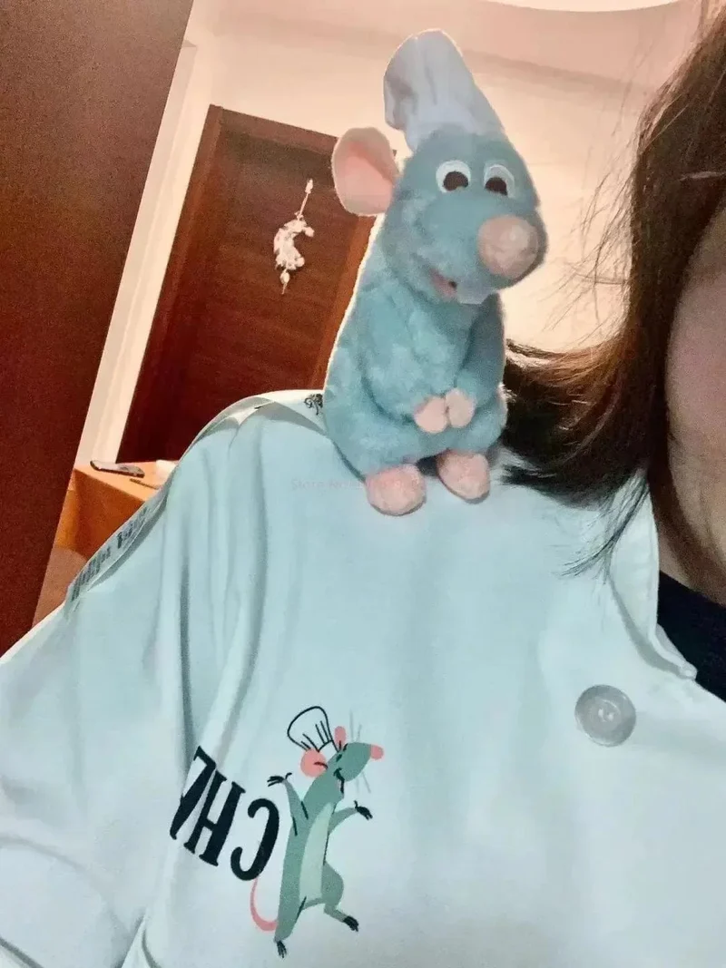 16cm Disney Store Ratatouille Chef Remy Magnetische Schulter Plüsch Spielzeug Geschenke Kawaii Plüsch Zeug Spielzeug Für Freunde Geburtstag Geschenk