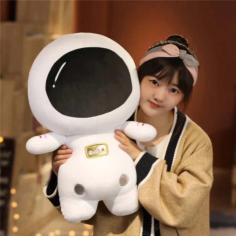 Gefüllte superweiche, einzigartige Kosmonauten-Plüschtiere, schönes Weltraum-Astronauten-Cartoon-Peluche-Kissen für Kinder, Babys, Jungen, Geburtstagsgeschenke