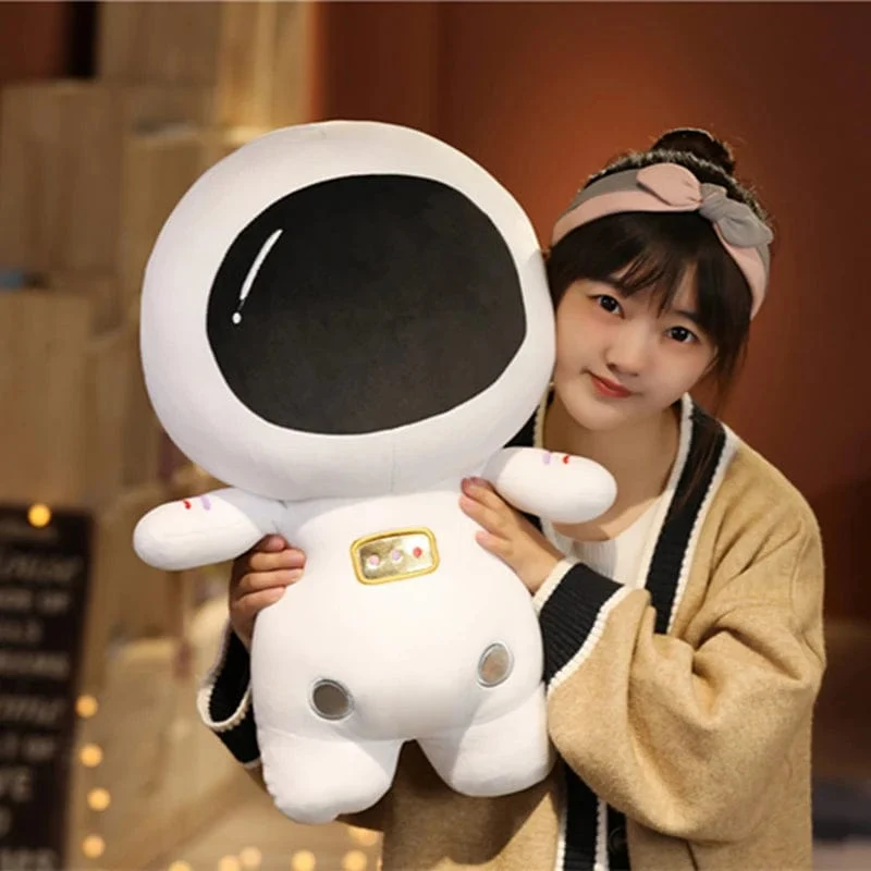 Gefüllte superweiche, einzigartige Kosmonauten-Plüschtiere, schönes Weltraum-Astronauten-Cartoon-Peluche-Kissen für Kinder, Babys, Jungen, Geburtstagsgeschenke